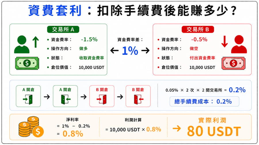 資費套利：扣除手續費後能賺多少？